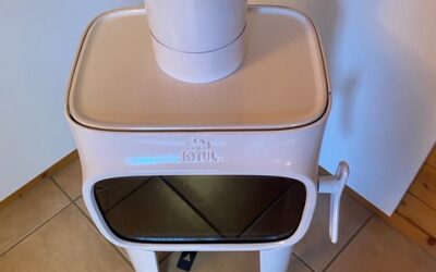 Pose d&rsquo;un poêle Jotul aux Gets